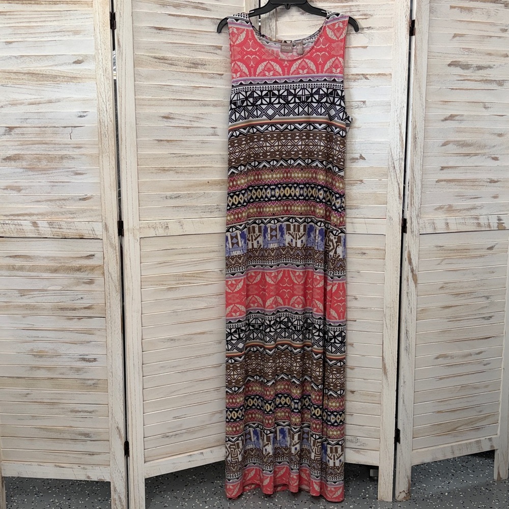 Chico's Geometric Print Maxi Dress